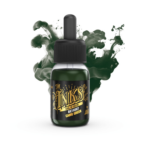 AK Interactive - The Inks - Camo Green - 30ml