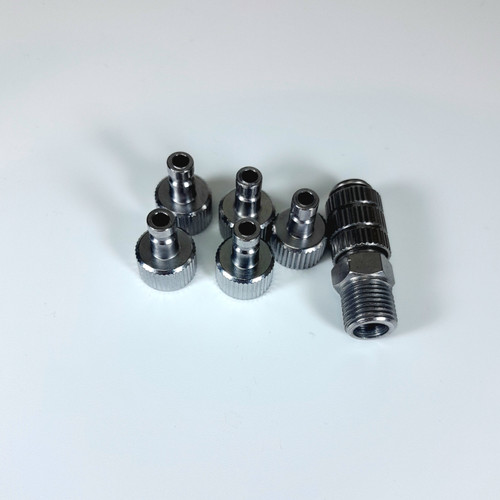 Airbrush Quick Disconnect Coupler + extra Males