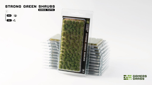 Gamers Grass - Tufts -Strong Green Shrubs 6mm