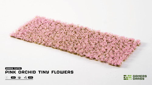 Gamers Grass - Tufts - Pink Orchid Tiny Flowers 4mm
