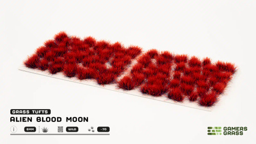 Gamers Grass - Tufts - Alien Blood Moon 6mm