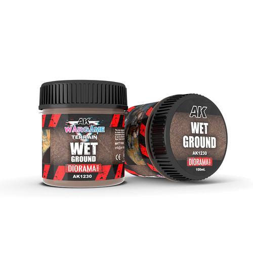 AK Interactive - Wargame Terrain - Wet Ground 100ml