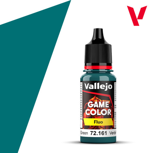 Vallejo Game Colour  - Fluo - Fluorescent Cold Green - 18ml