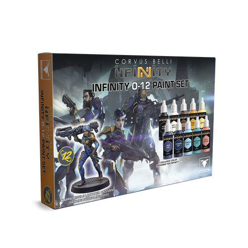 Infinity -  O-12 Paint Set  +  Kappa Missile Launcher exclusive miniature