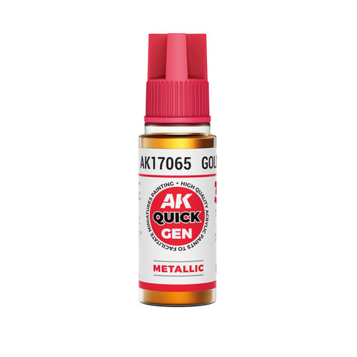 AK Interactive - Quick Gen Metallic - Gold 18ml