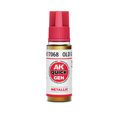AK Interactive - Quick Gen Metallic - Old Gold 18ml
