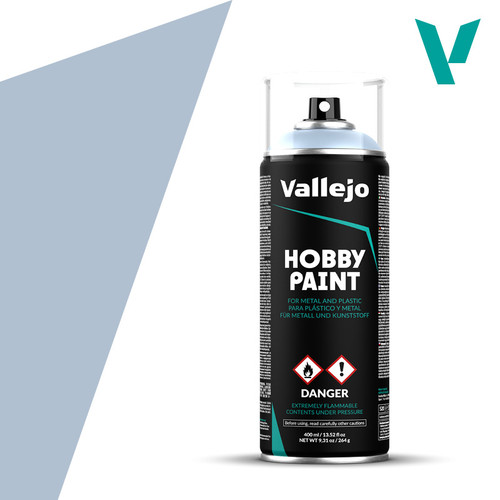 Vallejo Aerosol Spray Primer - Wolf Grey 400ml *PICK UP ONLY*