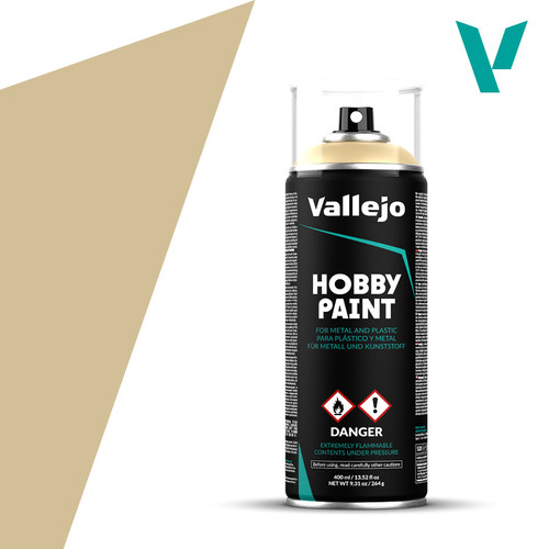 Vallejo Aerosol Spray Primer - Bone White 400ml *PICK UP ONLY*
