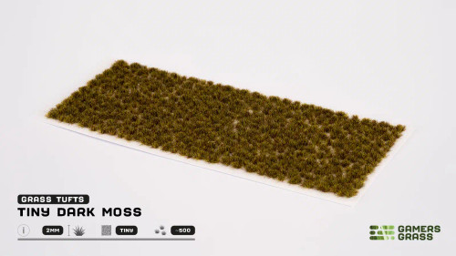 Gamers Grass - Tufts - Tiny Dark Moss 2mm