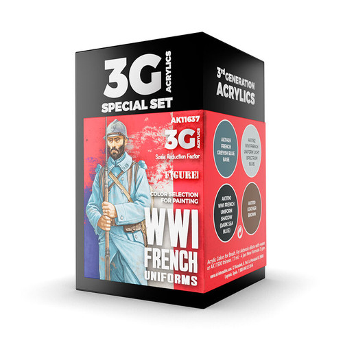 AK Interactive 3Gen - WWI French Uniforms set