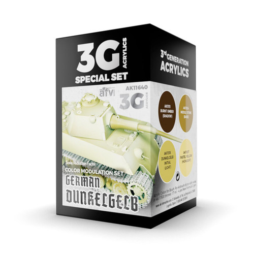 AK Interactive 3Gen - German Dunkelgelb Modulation set