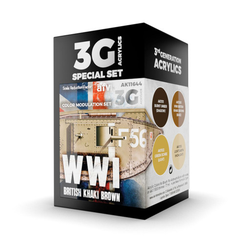 AK Interactive 3Gen - WWI British Colors Modulation set