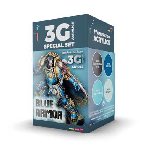 AK Interactive 3Gen - Wargame Set - Blue Armour
