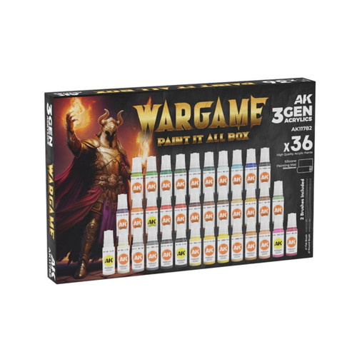 AK Interactive 3Gen - Wargame Paint It All Box set