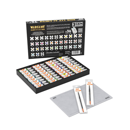 AK Interactive 3Gen - Wargame Paint It All Box set