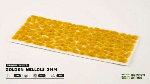 Gamers Grass - Tufts - Golden Yellow 2mm