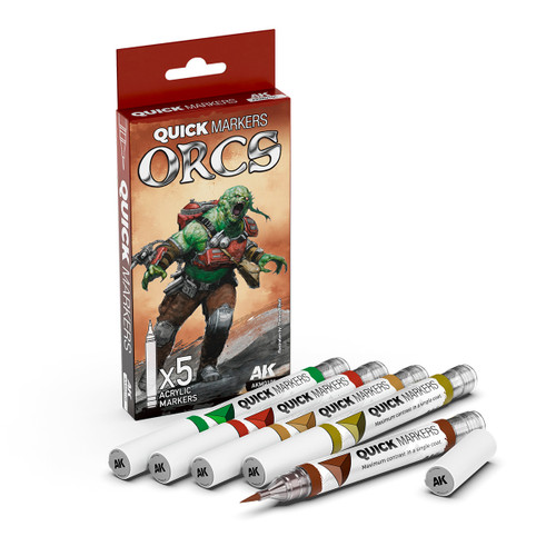 AK Interactive - Quick Marker Set - Orcs