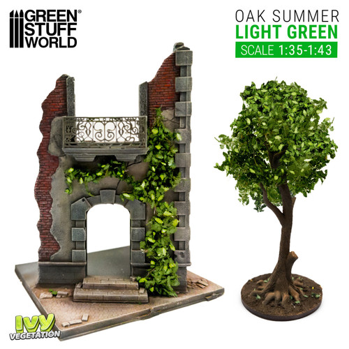 GSW - Ivy Foliage - Light Green Oak Large