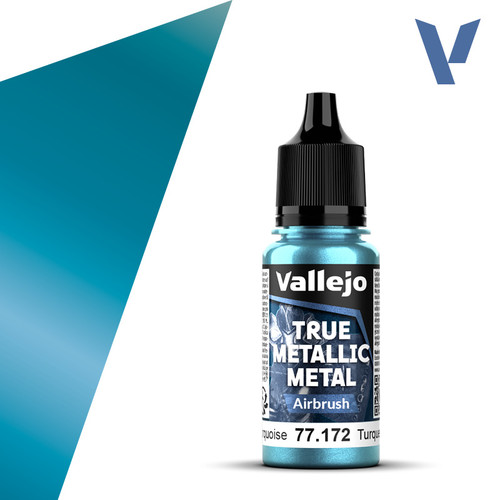 Vallejo True Metallic Metal - Hydra Turquoise (Airbrush)