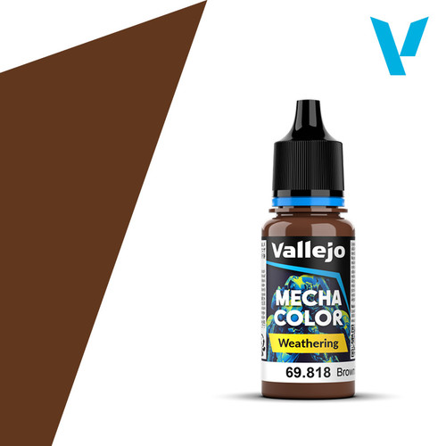 Vallejo Mecha Color - Weathering  - Brown Engine Soot (Matt) 18ml