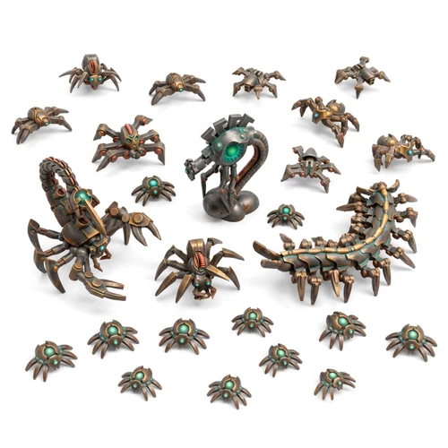 GSW Resin Bits - Swarm of Cybernetic Arachnids (x25)
