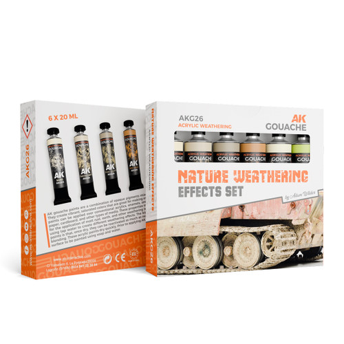 AK Interactive - Gouaches - Nature Weathering Effects Set