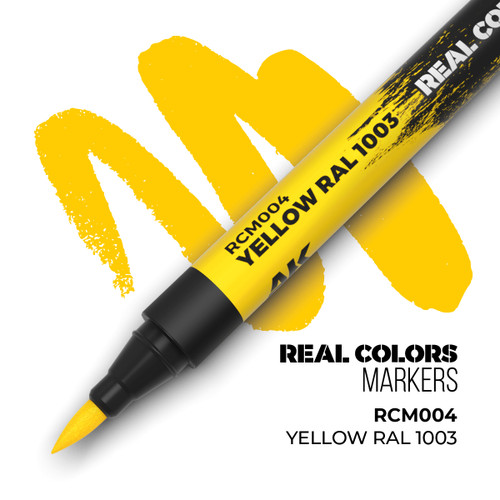 AK Interactive - Real Color Marker - Yellow RAL 1003