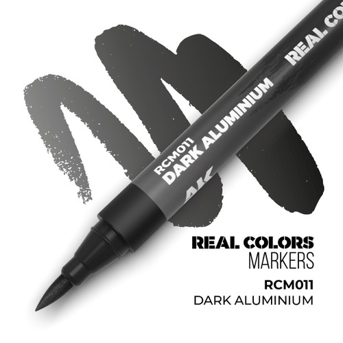 AK Interactive - Real Color Marker - Dark Aluminium