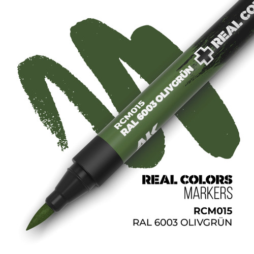 AK Interactive - Real Color Marker - RAL 6003 Olivgrün