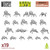 GSW Resin Bits - Big Spiders (x19)
