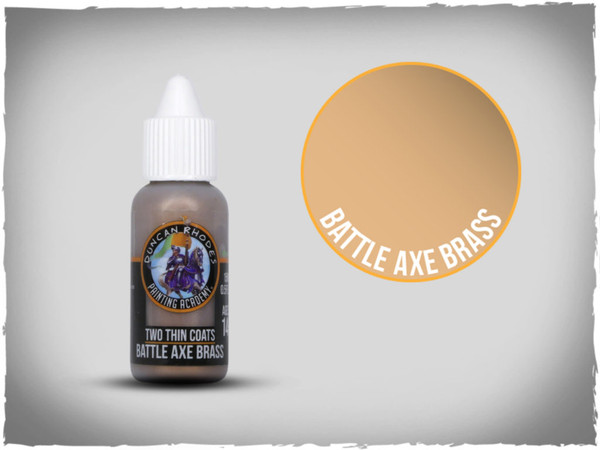 Two Thin Coats - Battle Axe Brass - 15ml