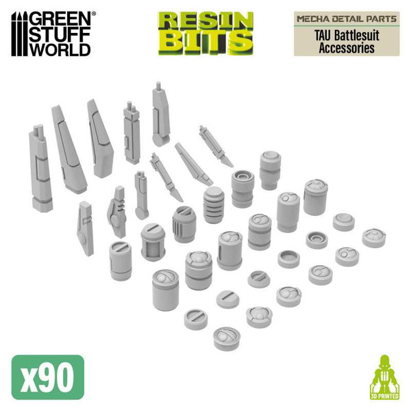 GSW Resin Bits - Mecha Detail Parts TAU Battlesuit Accessories