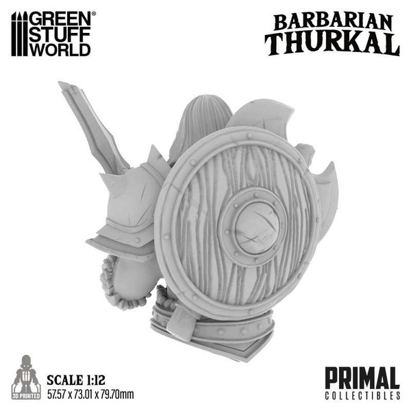 GSW - PRIMAL Collectibles - Barbarian Thurkal Bust 1:12