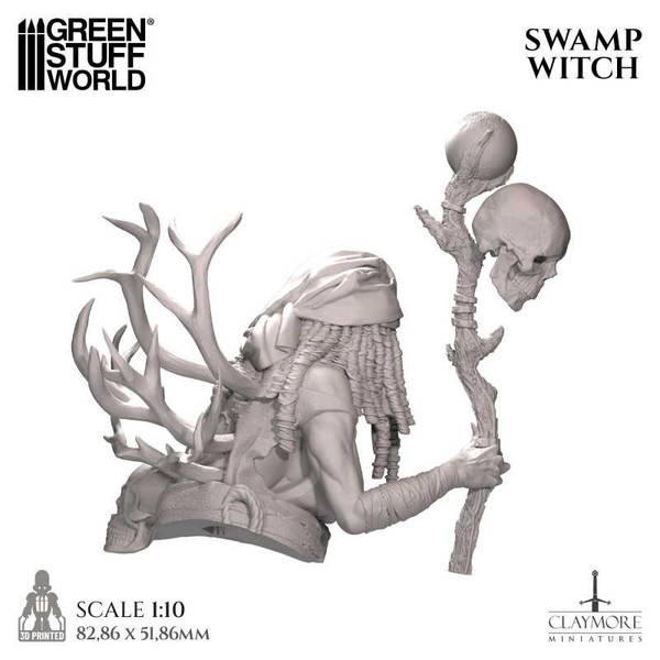 GSW - Claymore Miniatures - Swamp Witch Bust 1:10