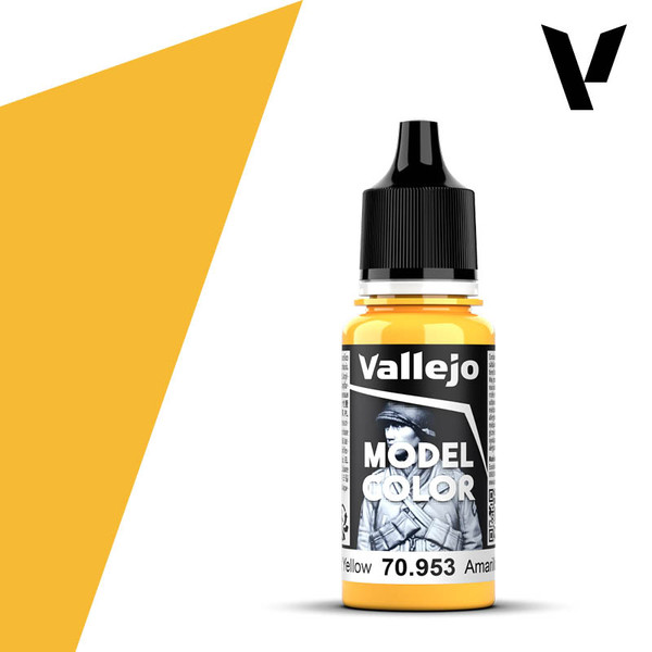 Vallejo Model Color - 70.953 Flat Yellow 18ml