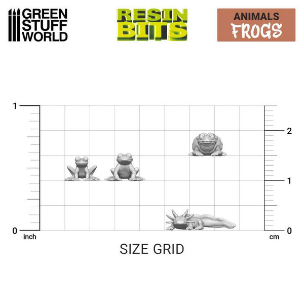 GSW Resin Bits - Frogs and Toads (x20)