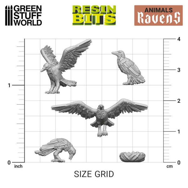GSW Resin Bits - Ravens (x12)