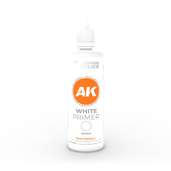 AK Interactive - White Primer 3Gen 100ml