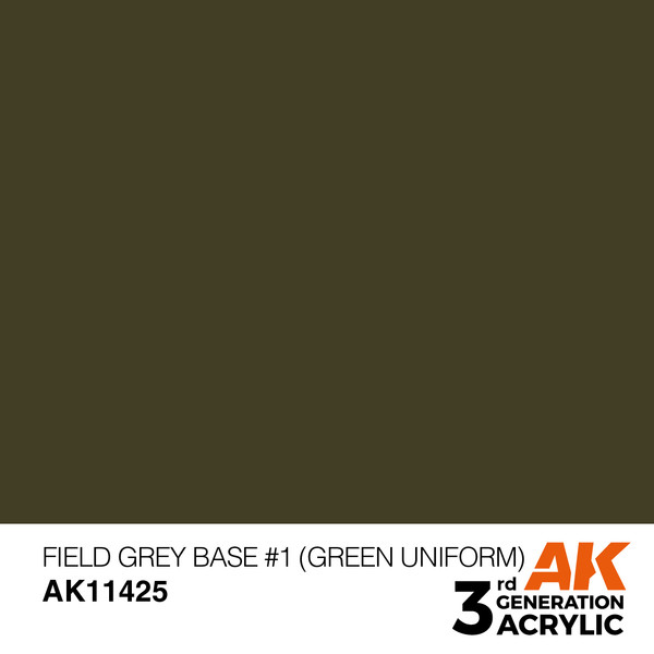 AK Interactive - Field Grey Base 17ml - 3Gen Figures - AK11425