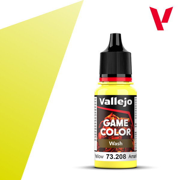 Vallejo Game Colour  - Yellow Wash - 18ml