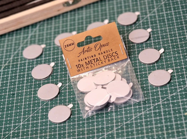 Artis Opus Painting Handle Accessories - 10x Metal Discs