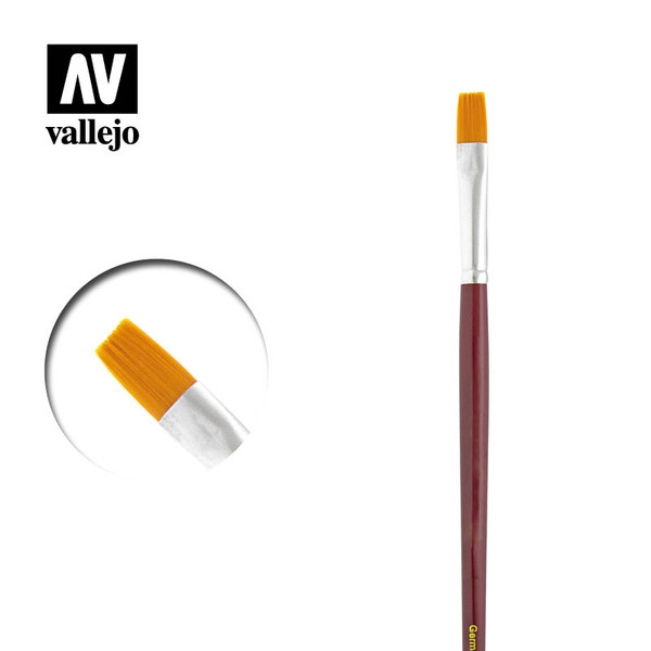 Vallejo - Flat Rectangular Brush no.2