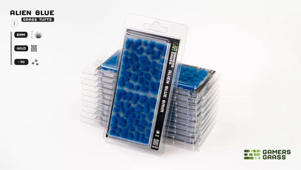 Gamers Grass - Tufts - Alien Blue 6mm