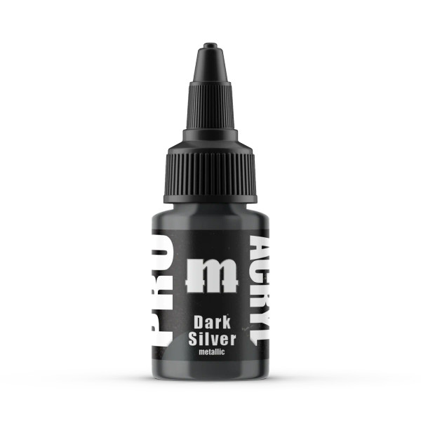 Monument Pro Acryl - Metallic - Dark Silver - 22ml