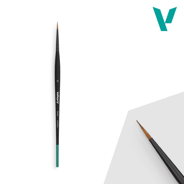 Vallejo - Detail Round Synthetic Brush - Size 0