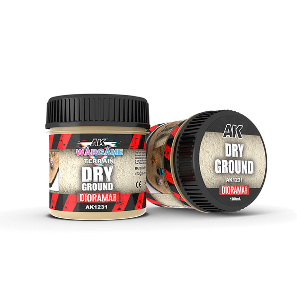 AK Interactive - Wargame Terrain - Dry Ground 100ml