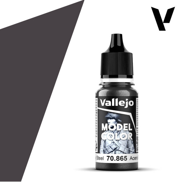 Vallejo Model Color - Metallic - Oily Steel 18ml