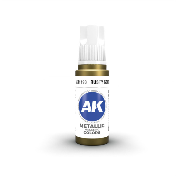 AK Interactive 3Gen - Metallic - Rusty Gold 17ml