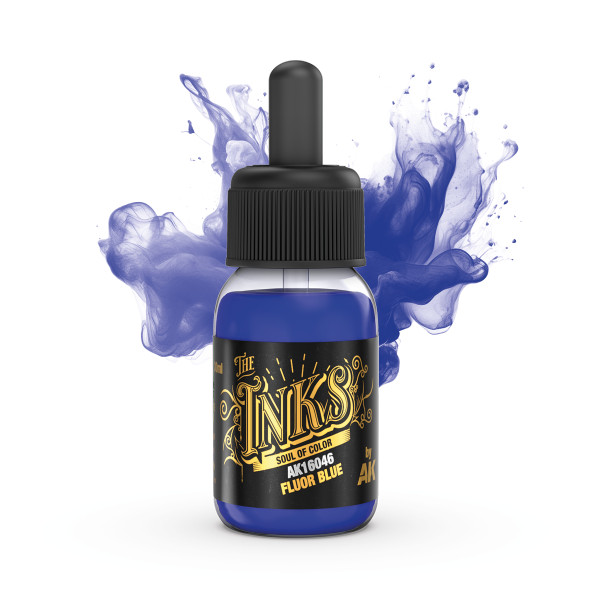 AK Interactive - The Inks - Fluor Blue - 30ml