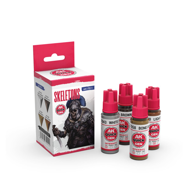 AK Interactive - Quick Gen - Skeletons set